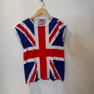 Union Jack 🇬🇧 Women's Short Sleeve Tee. 
Size M.